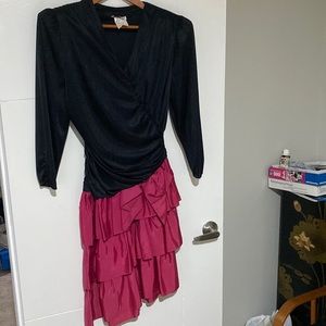 80s style formal wear dress